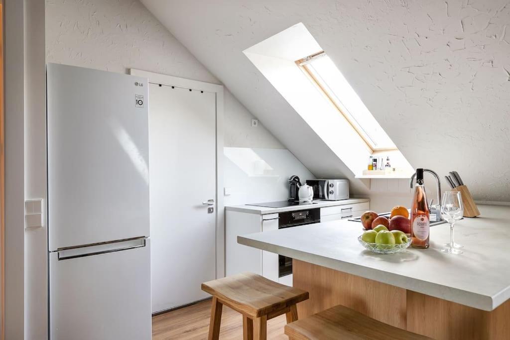 Luxury Apartment In Gediminas Avenue With Terrace Vilnius Exterior foto